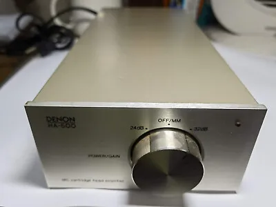 Used Denon HA-500 MC Cartridge Head Amplifier Made In Japan • $288