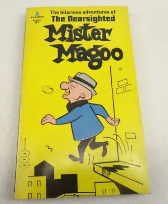 Mister Magoo The Nearsighted Adventure TV Show HC Book 1967 Pyramid Comedy Comic • $7.95