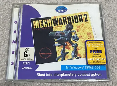 MechWarrior 2: 31st Century Combat PC Game Pentium Edition Activision Good Cond. • $9.62