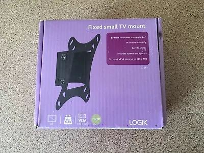 Logik Fixed Small Tv Bracket BNIB • £5