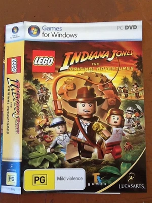 $18 • Buy PC DVD LEGO INDIANA JONES THE ORIGINAL ADVENTURES Rated PG (c) 2008