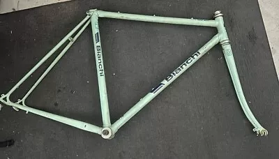 Vintage Italian  Road Bicycle 52cm  Bianchi Racing - Steel Frame & Fork. 1983 • $77