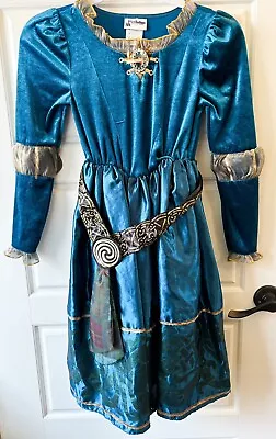 Disney Parks Authentic Princess Merida Brave Costume Dress Girls Size M (Med) • $18