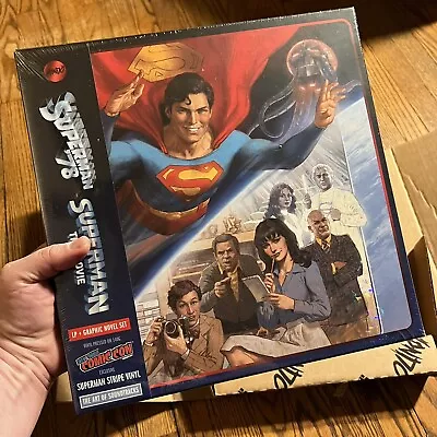 Mondo Superman The Movie Vinyl Soundtrack 2XLP & Graphic Novel Box Set *SEALED** • $224.99