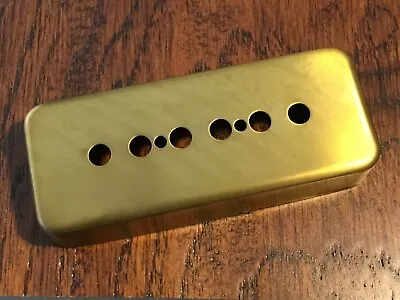 $21.95 • Buy (1) Unplated / Unfinished Brass / Metal P90 Pickup Cover / 50mm Spacing / NEW