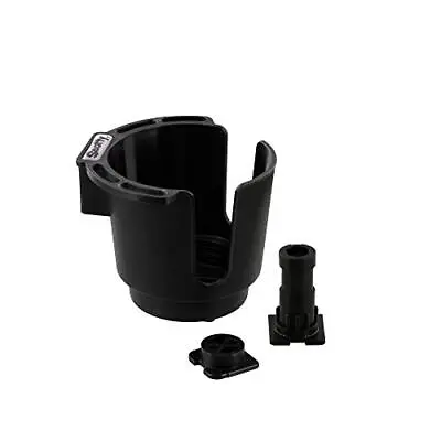 311-BK Cup Holder With Rod Holder Post And Bulkhead Black • $20.54