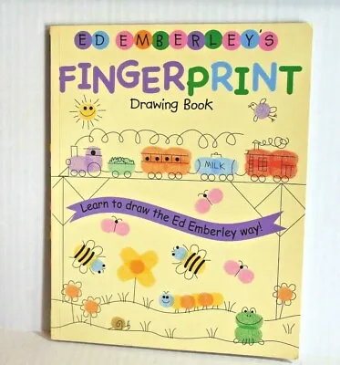 Ed Emberley's Fingerprint Drawing Book By Ed Emberley (2005 Paperback Book) • $4.99