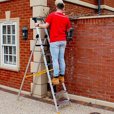 Platform Step Ladder - Trade Master Pro Step Ladders - EN131 - 120mm Tread Depth • £87.99