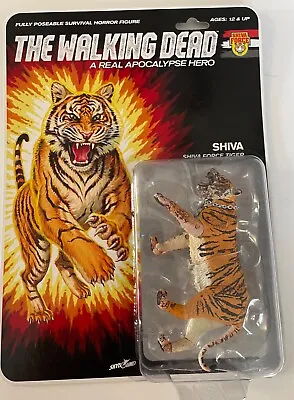 New McFarlane Toys Skybound The Walking Dead BLOODY SHIVA FORCE TIGER Poseable • $22