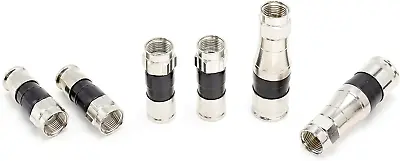 Coaxial Cable Compression Fitting - Connector Multipack For RG59 RG6 And RG11 • $359.71