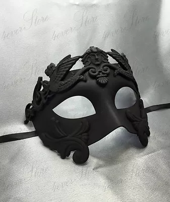 Roman Inspired Mens Venetian Mardi Gras Masquerade Mask - Made Of Light Resin • $9.95