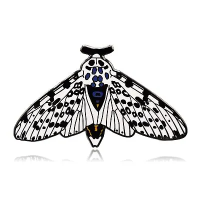 Giant Leopard Moth Hard Enamel Pin • $9.99