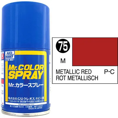 Mr Color Spray 100ml Metallic Red Metallic # 075 • £6.60