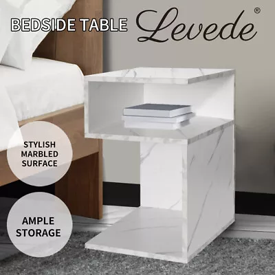 Levede Side Table Bedside Tables Drawers Nightstand Storage Cabinet Furniture • $45.99