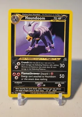 Houndoom - Neo Discovery 23/75 *NM* 1st Edition Pokemon Card *Free Tracking* • $69.99
