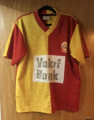 Very Rare Retro / Vintage Galatasaray Official Home Shirt - Size Large - Vakif • £198.45