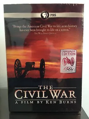 $22.99 • Buy The Civil War: A Film By Ken Burns (6 Disc Box Set, 1990) W/Slipcover PBS LN