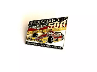 2014 98th INDY 500 INDIANAPOLIS EVENT HAT PIN May 25th 2014 • $10
