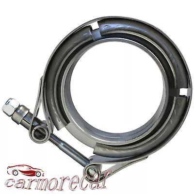 $13.83 • Buy V-Band Clamp & Flange 2.25'' Kit Stainless Steel For Turbo Downpipe Exhaust Pipe
