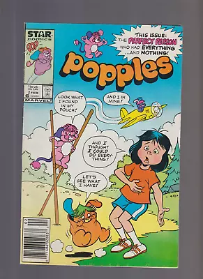 Popples #2 (Star Comics Marvel 1987) NEWSSTAND W/ SPIDERMAN AD • $7.50