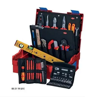 £875 • Buy Knipex & Wera 00 21 19 LB E Electrical VDE 65 Piece Pliers, Screwdriver Tool Kit