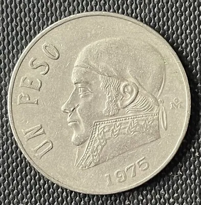 Mexico Mexican Coin Un Peso $1 Peso 1975 Jose Morelos Pavon 1765-1815 • $2.45
