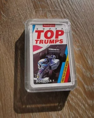 F1 Top Super Trumps 1996 Waddington Collectable Cards In Clear Case • £20