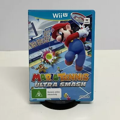 MARIO TENNIS ULTRA SMASH- NINTENDO Wii U GAME - VGC - FREE POST • $21.69