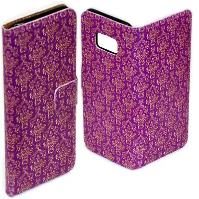 For OPPO Series Gold Damask Pattern Theme Print Wallet Mobile Phone Case Cover 1 • $13.98