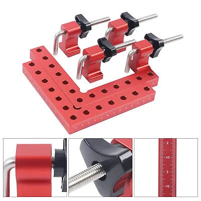 90 Degree Al Positioning Squares Right Angle Clamp Woodworking Tools DIY US HOT • $25.65