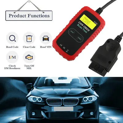  Red VC300 OBD2 EOBD Car Scanner Code Reader Diagnostic Reset Tool  • $14.99