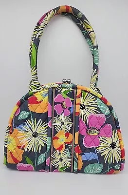 VERA BRADLEY Eloise Quilted Floral Shoulder Purse Handbag - Jazzy Blooms Retired • $31.99