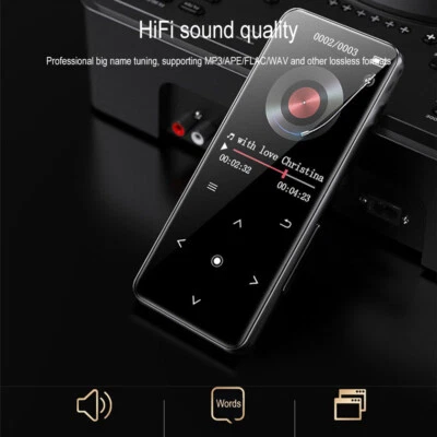 $27.53 • Buy Bluetooth V5.0 MP3 Player Touch Screen HiFi Lossless Sound FM Radio Music Player