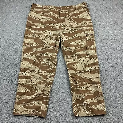 Vintage Tru-Spec Tiger Stripes Cargo Pants  Extra Large Brown Beige Dessert Camo • $39.89