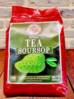 Mlesna Soursop Black Tea- Ceylon Tea Flavored-natural Extracts 500g 17.64 Oz • $32.10