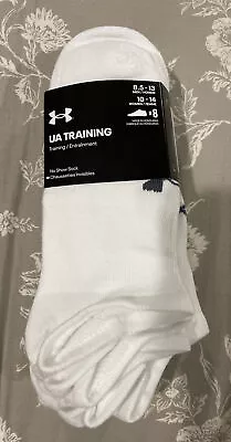 Under Armour Training Unisex 8-Pairs No Show Socks Men Sz 8.5-13 Women 10-14 NWT • $21