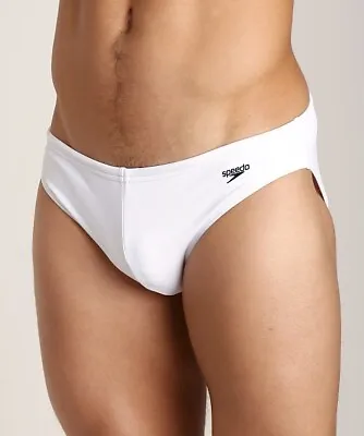 New Speedo Men's Solid Solar 1  Swim Racing Brief 30  7300165 • $23