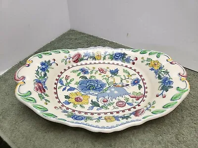 Masons Regency Plantation Colonial 15.5” Serving Platter Scalloped Edge • $69.99