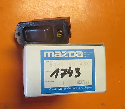 Original Mazda BG63-66-460 Switch For Rear Window Heating323/wagon BF/BW From '85 • $42.50