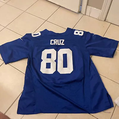 NFL Nike Victor Cruz #80 NY Giants Home  Stitched Jersey SZ 48 • $99.99