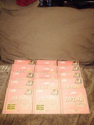 £7 • Buy JVC DVD+R Recordable Dvd Discs X15 *SEALED*