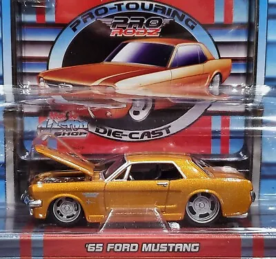 Maisto 65 1965 Ford Mustang Pro Rodz Pro Touring Style Collectible Car Gold • $9.99