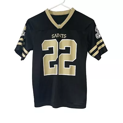 NFL  Mark Ingram II #22 New Orleans Saints Black Jersey Youth Sz Large 10-12 • $13.99