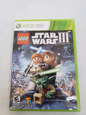 LEGO Star Wars III The Clone Wars - Xbox 360 Free FAST SHIPPING • $9.99