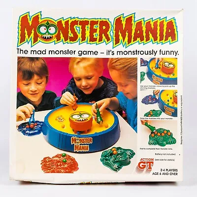BNIB 1986 Action GT Monster Mania Board Game • £30
