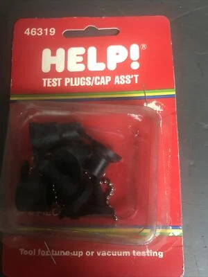 $1.99 • Buy Motormite Help 46319 6 Piece Vacuum Test Plugs/Cap Assortment - 1/8'' To 1/2''