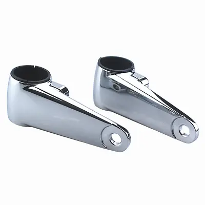 Chrome Headlight Mount Bracket 35mm-41mm Motorcycle Fork Tube For Harley Suzuki • $25.59