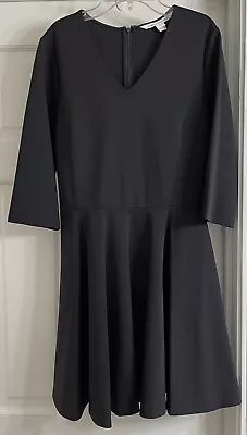 $39.99 • Buy Diane Von Furstenberg 3/4 Sleeve Nylon/Elastane Little Black Dress Women's Sz 8!