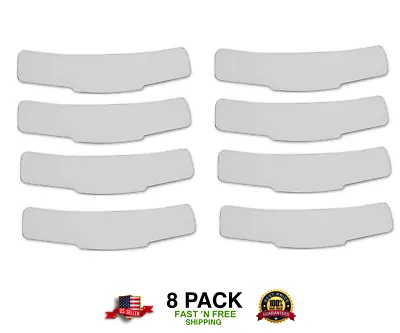 Priest Clergy Collar 8 PACK White Replacement Shirt Tab Pastor Vicar Clerical • $12.99