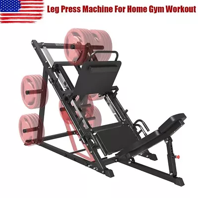 Adjustable Leg Press Machine With Calf Block Workout Equipment Strength Training • $823.65